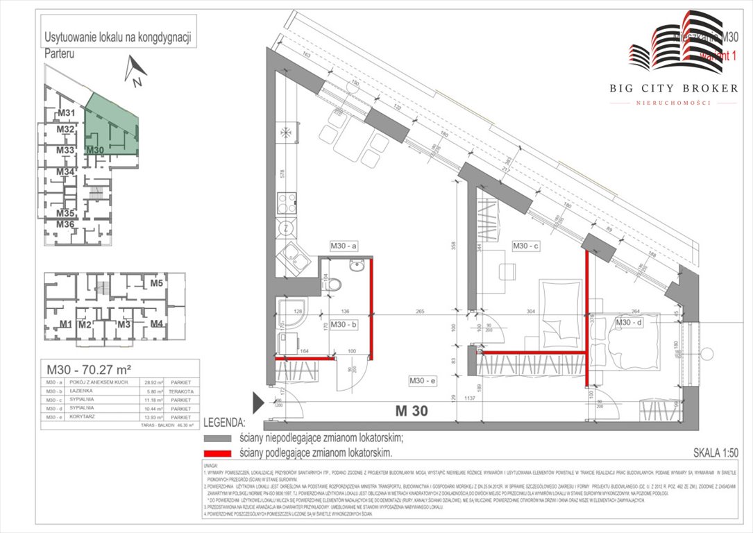 Polecam przestronne 70,27 m² mieszkanie z dużym tarasem w Lublinie Lublin, Sławin, Poligonowa  70m2 Foto 1