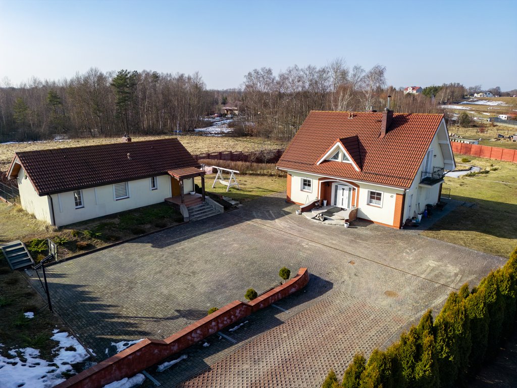 Dwa domy na dużej działce, jezioro, biuro, relaks Rąb, Jeziorna  177m2 Foto 1