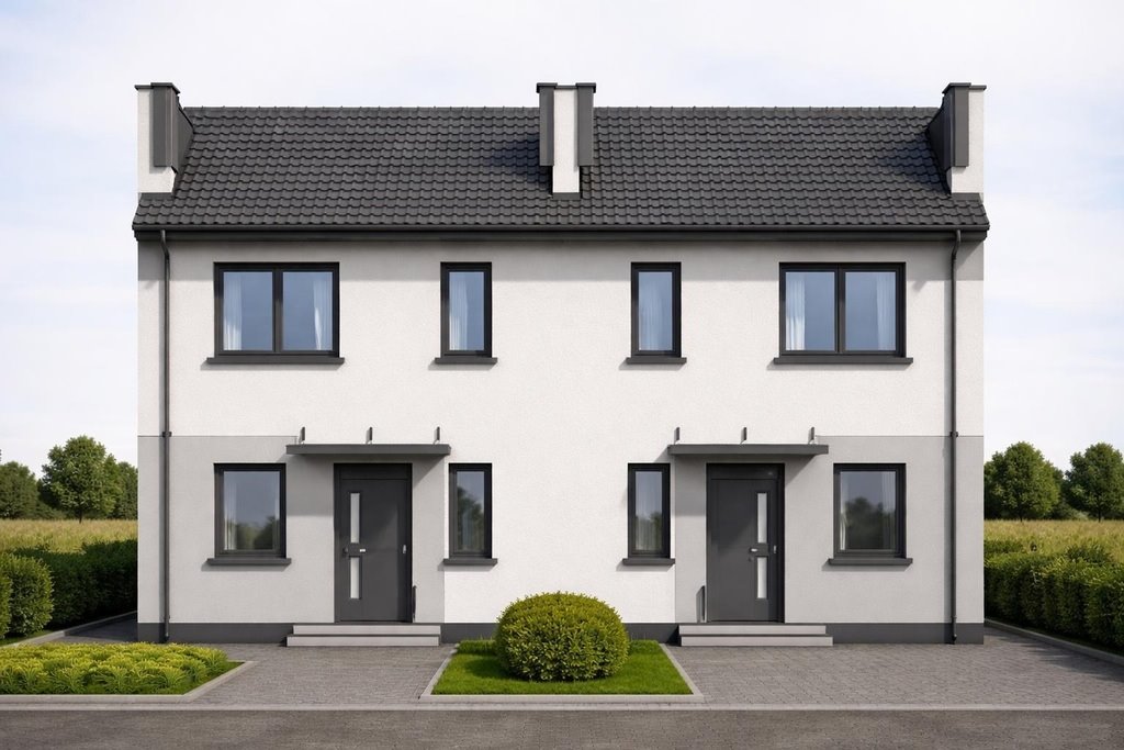 Nowoczesny dom 85 m² z ogródkiem i energooszczędnymi rozwiązaniami Nowy Folwark, Łąkowa  85m2 Foto 1