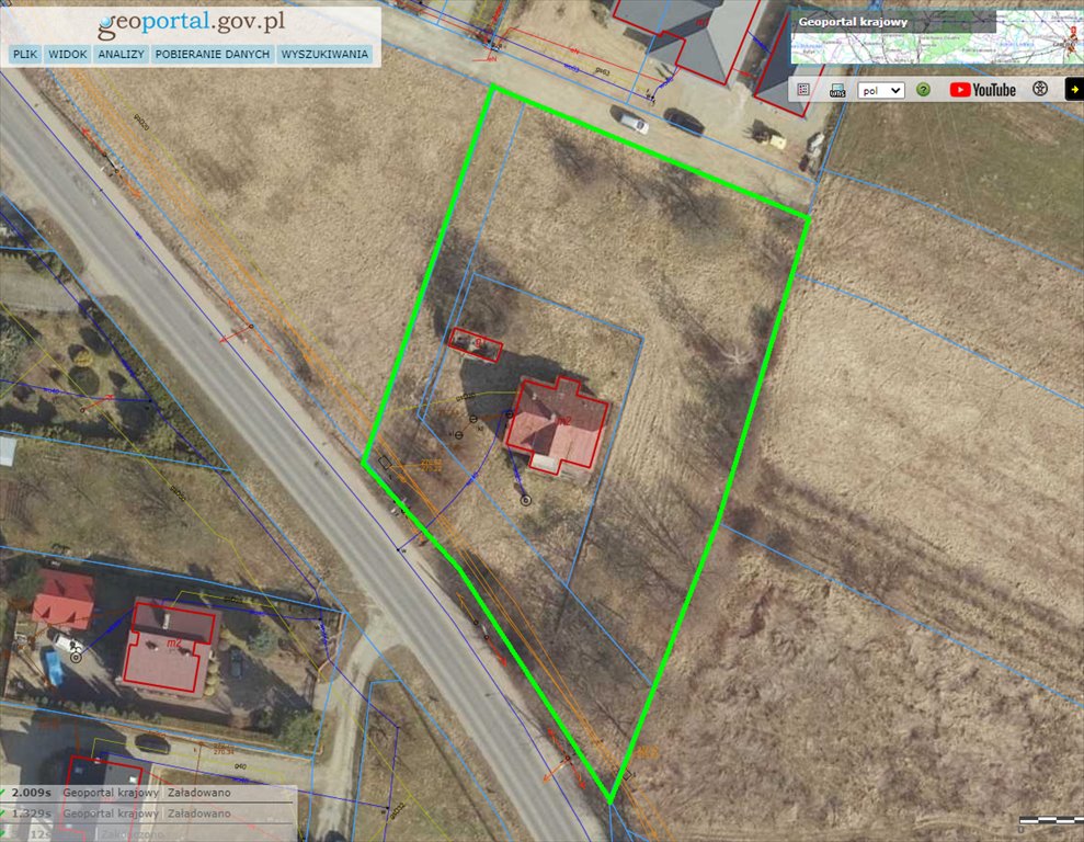 Działka z drewnianym domem do remontu przy asfaltowej ulicy Jasło  33m2 Foto 1