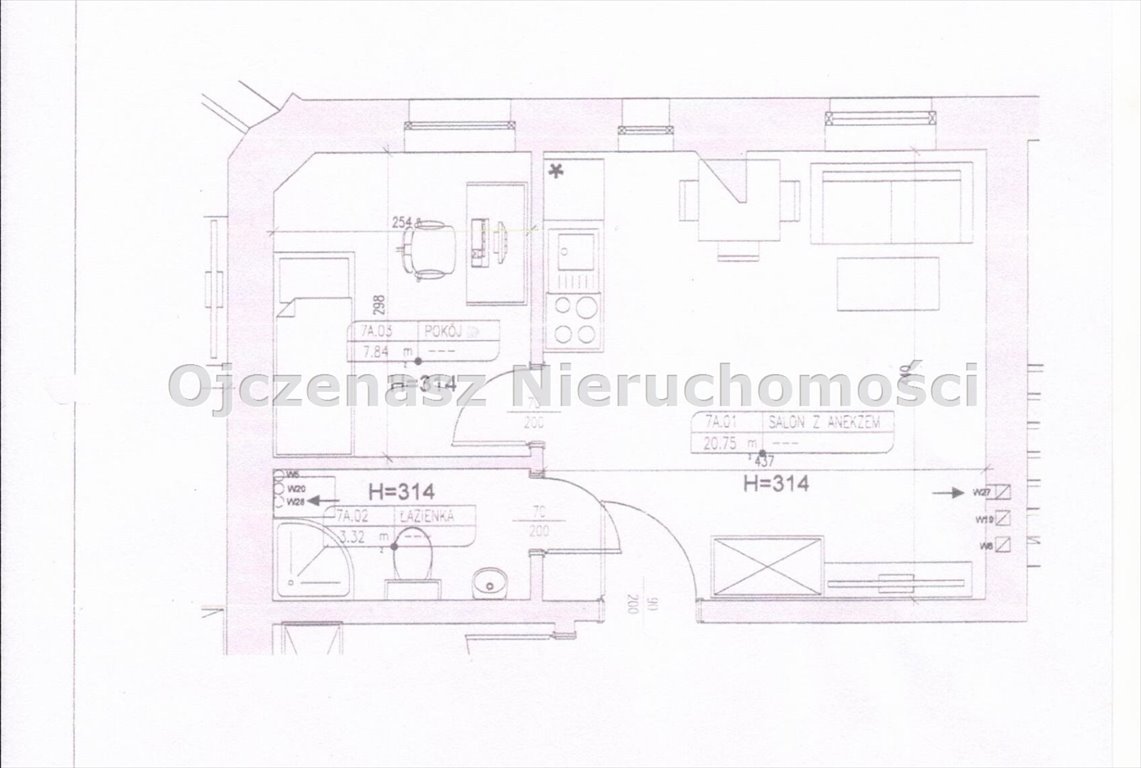 Mieszkanie dwupokojowe na sprzedaż Bydgoszcz, Okole  32m2 Foto 8