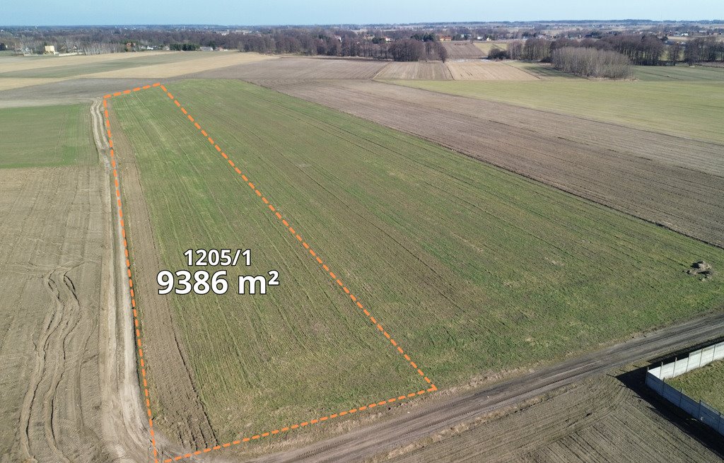 Działka pod OZE 9386 m² z dostępem do drogi Rzgów, Wschodnia  9 386m2 Foto 1