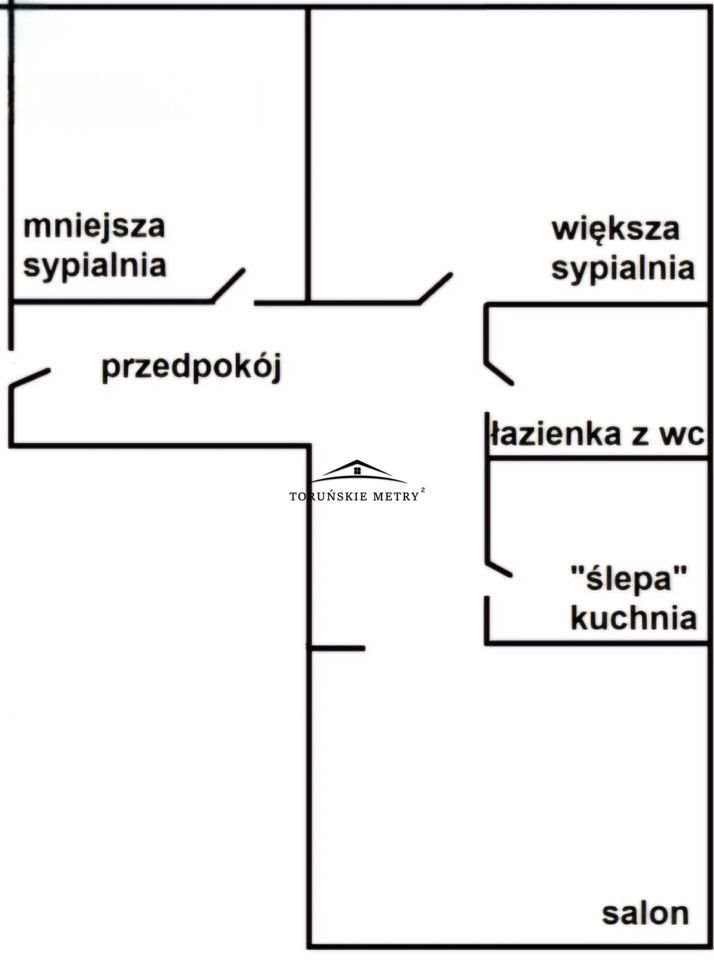 Mieszkanie trzypokojowe na sprzedaż Toruń, Mokre, Przy Kaszowniku  47m2 Foto 18