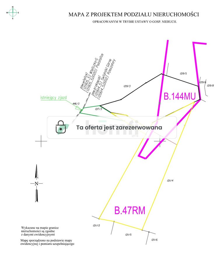 Działka budowlana na sprzedaż Rzeszotary, Szlachecka  3 322m2 Foto 1