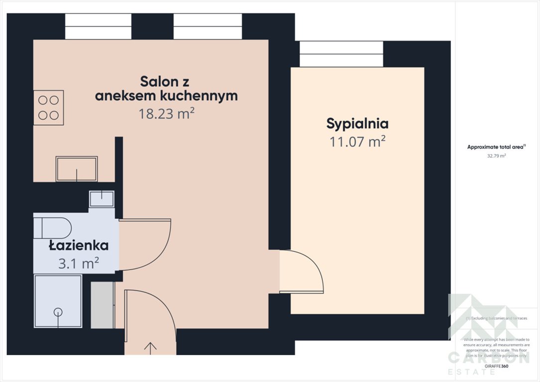 Mieszkanie dwupokojowe na wynajem Katowice, Nikiszowiec, Zofii Nałkowskiej  35m2 Foto 1