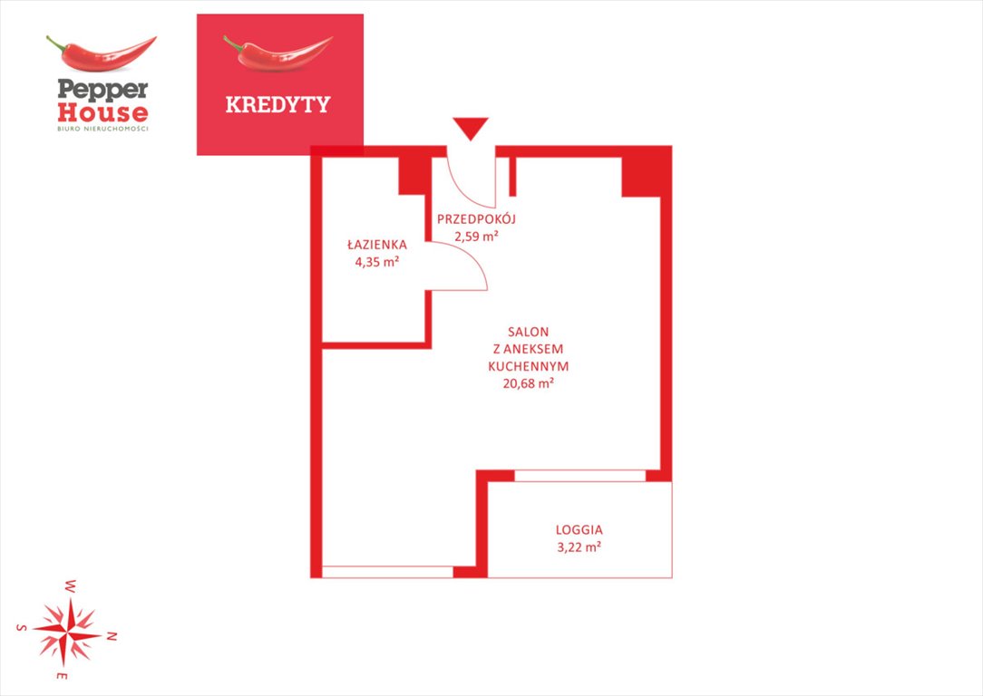 Przestronne 27,63 m2 z widokiem na zieleń, nowoczesne osiedle Gdańsk, Zaspa, Leszczyńskich  28m2 Foto 1