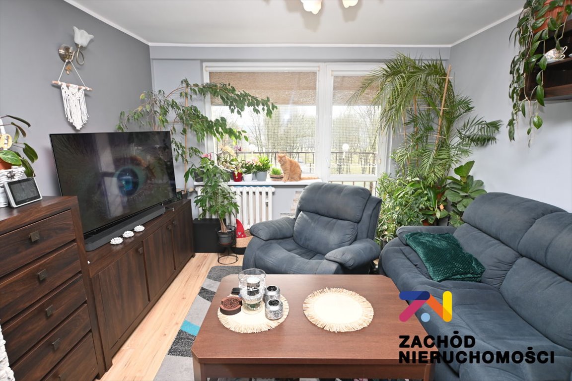 Przestronne 3-pokojowe mieszkanie z balkonem i widokiem na park polecam Krosno Odrzańskie  47m2 Foto 1