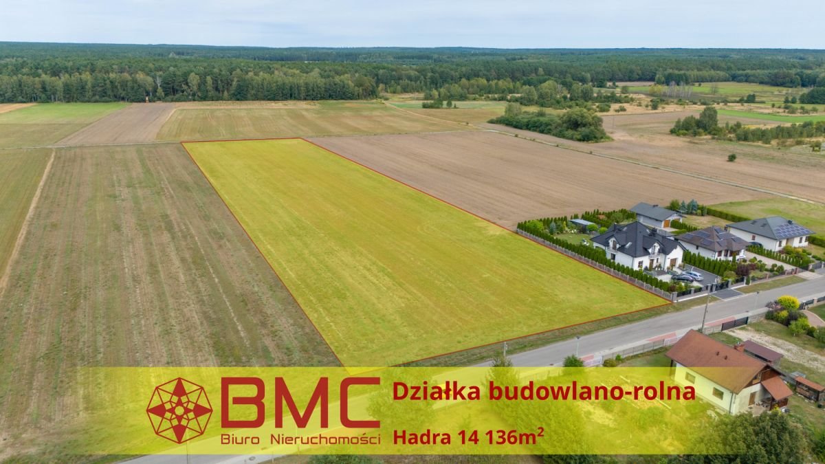 Działka budowlana na sprzedaż Hadra, Szkolna  14 136m2 Foto 1