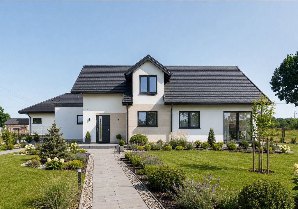 Nowoczesny dom 260 m² w Wólce Górskiej – stan deweloperski Wólka Górska, Wiślana  260m2 Foto 1