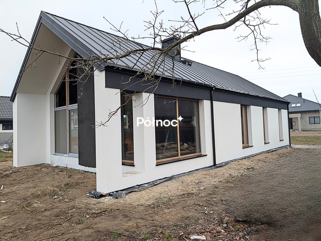 Nowoczesny dom 134 m² z garażem, Sitki, stan deweloperski Sitki, Piaskowa  134m2 Foto 1