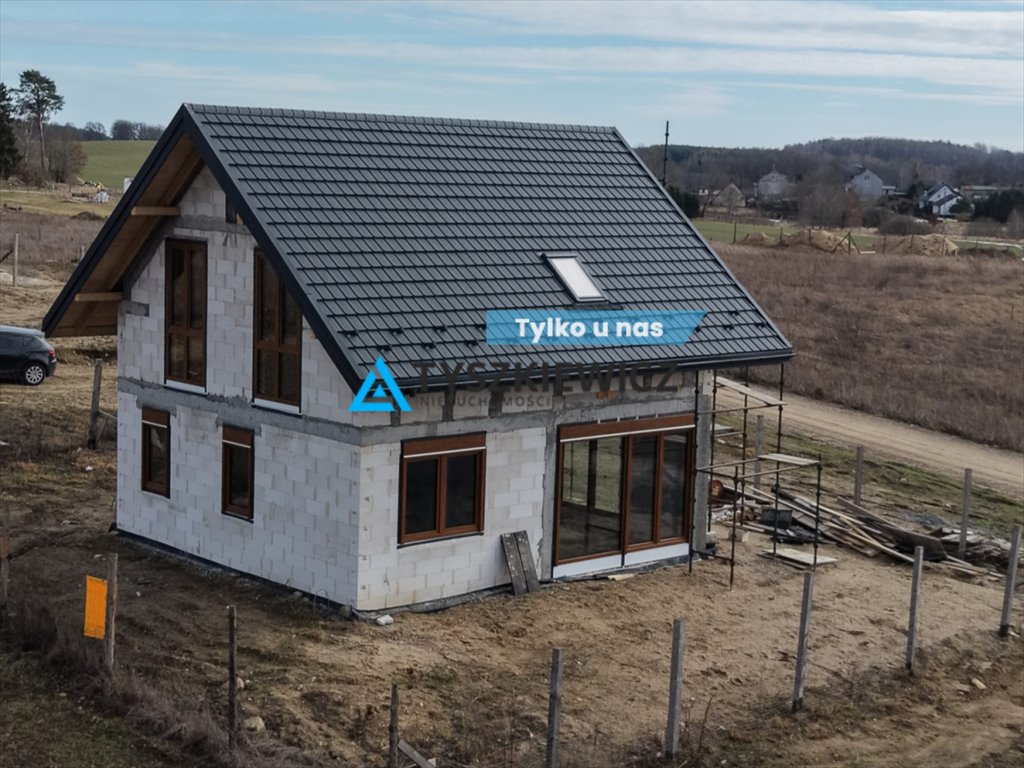 Nowoczesny dom 91,29 m² w Wołcza Wielka – 4 pokoje, stan surowy Wołcza Wielka  91m2 Foto 1