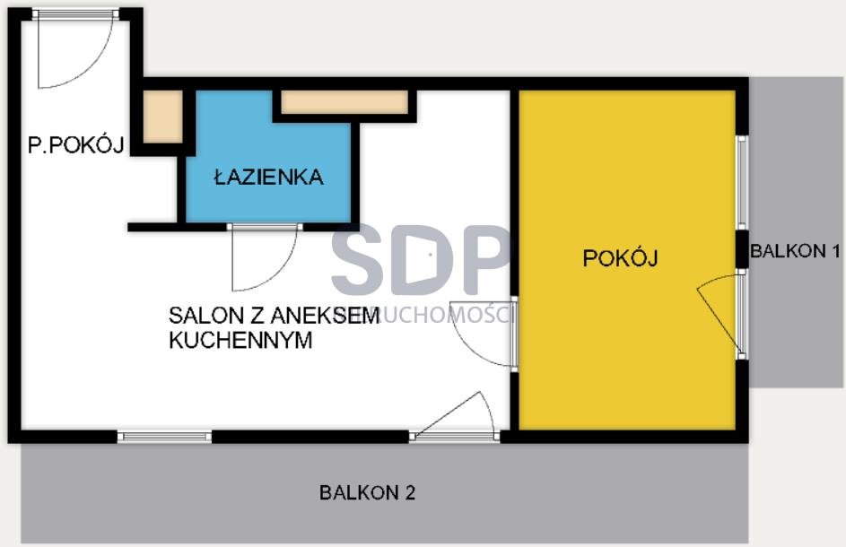 Mieszkanie dwupokojowe na sprzedaż Wrocław, Stare Miasto, Przedmieście Oławskie, Na Grobli  35m2 Foto 10