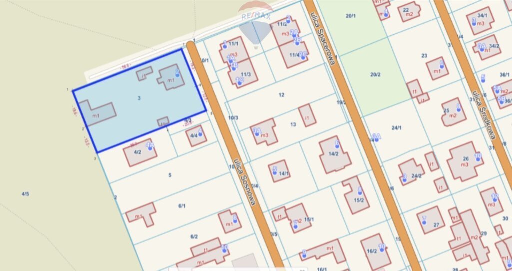 Działka 1823 m² z lasem, media, inwestycja w Warszawie Warszawa, Sosnowa 2  1 823m2 Foto 1