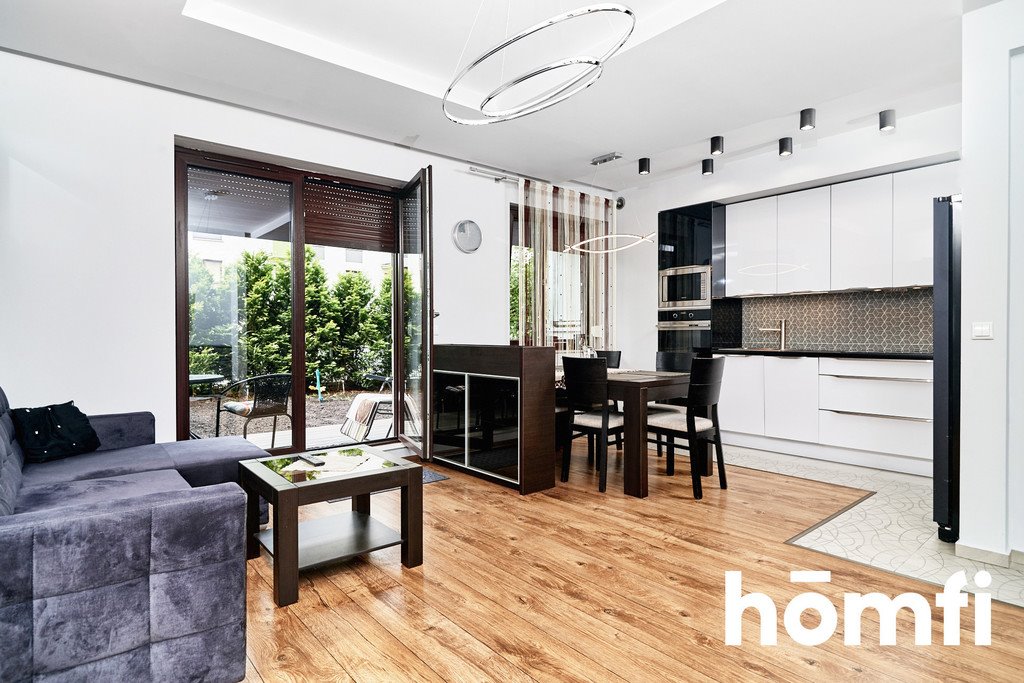 Nowoczesne 2-pokojowe z ogródkiem, garażem i pełnym wyposażeniem Wrocław, Huby, Huby, Nyska  50m2 Foto 1