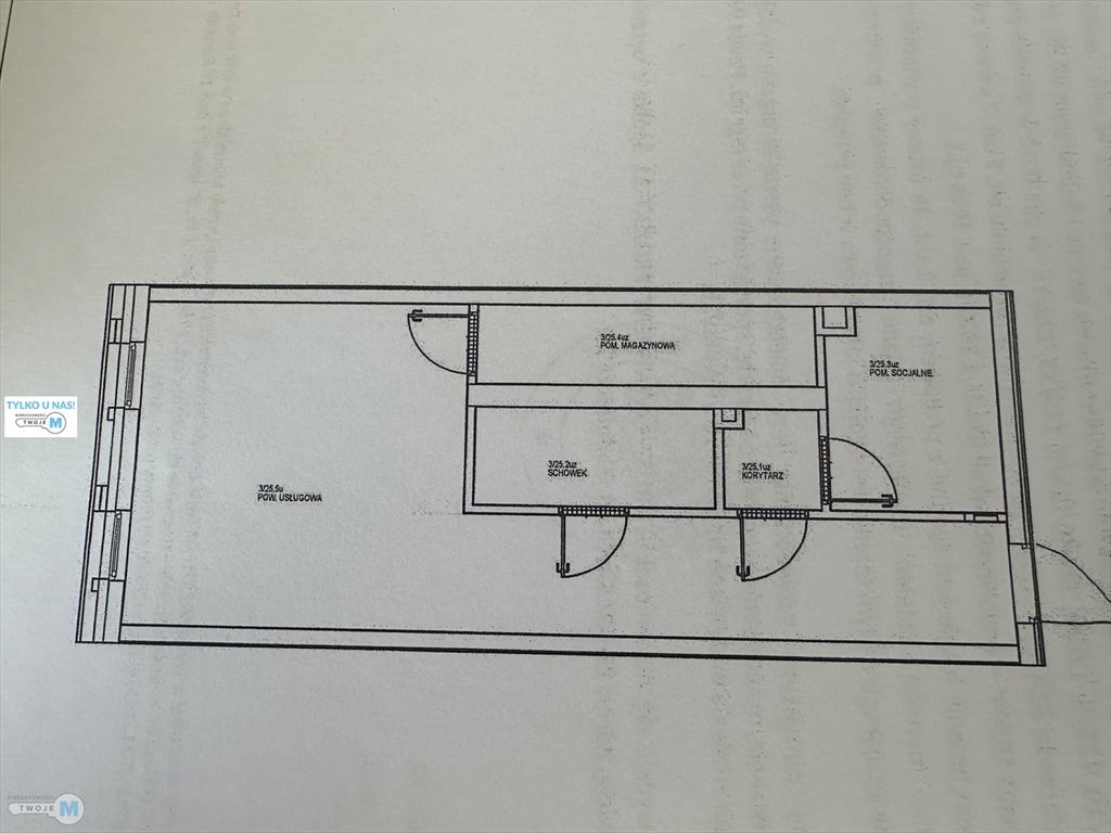 Lokal użytkowy 61,66 m2 w prestiżowym budynku Sky Trust Kielce, Bocianek, Bocianek  62m2 Foto 1