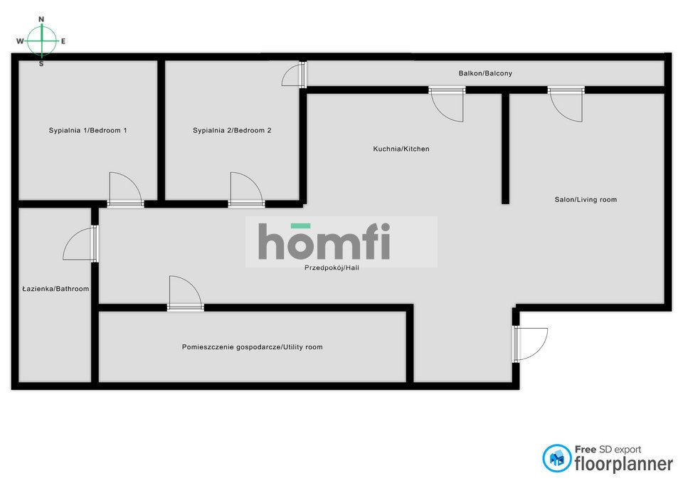 Mieszkanie trzypokojowe na sprzedaż Nowy Sącz, Kaduk, Jana Pawła II  65m2 Foto 1