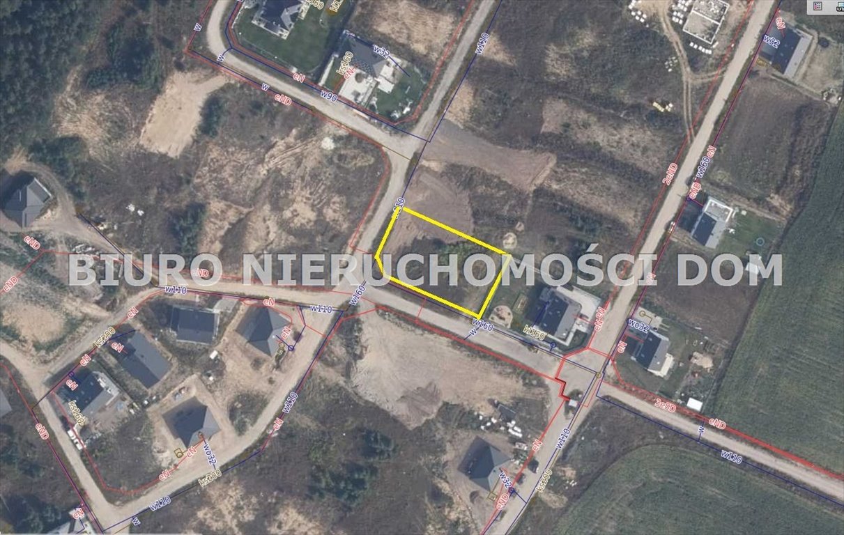 Działka budowlana 1096 m² z mediami, las i blisko Piły Piła, Dolaszewo  1 096m2 Foto 1