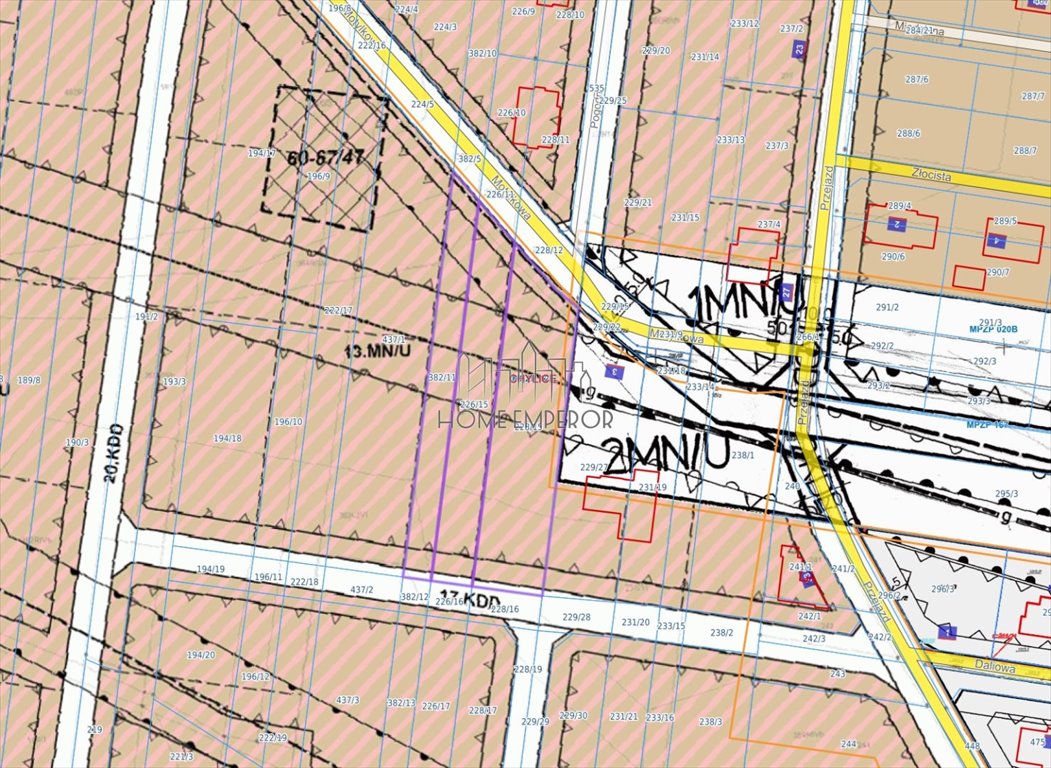 Działka budowlana na sprzedaż Chylice, Motylkowa  3 997m2 Foto 1