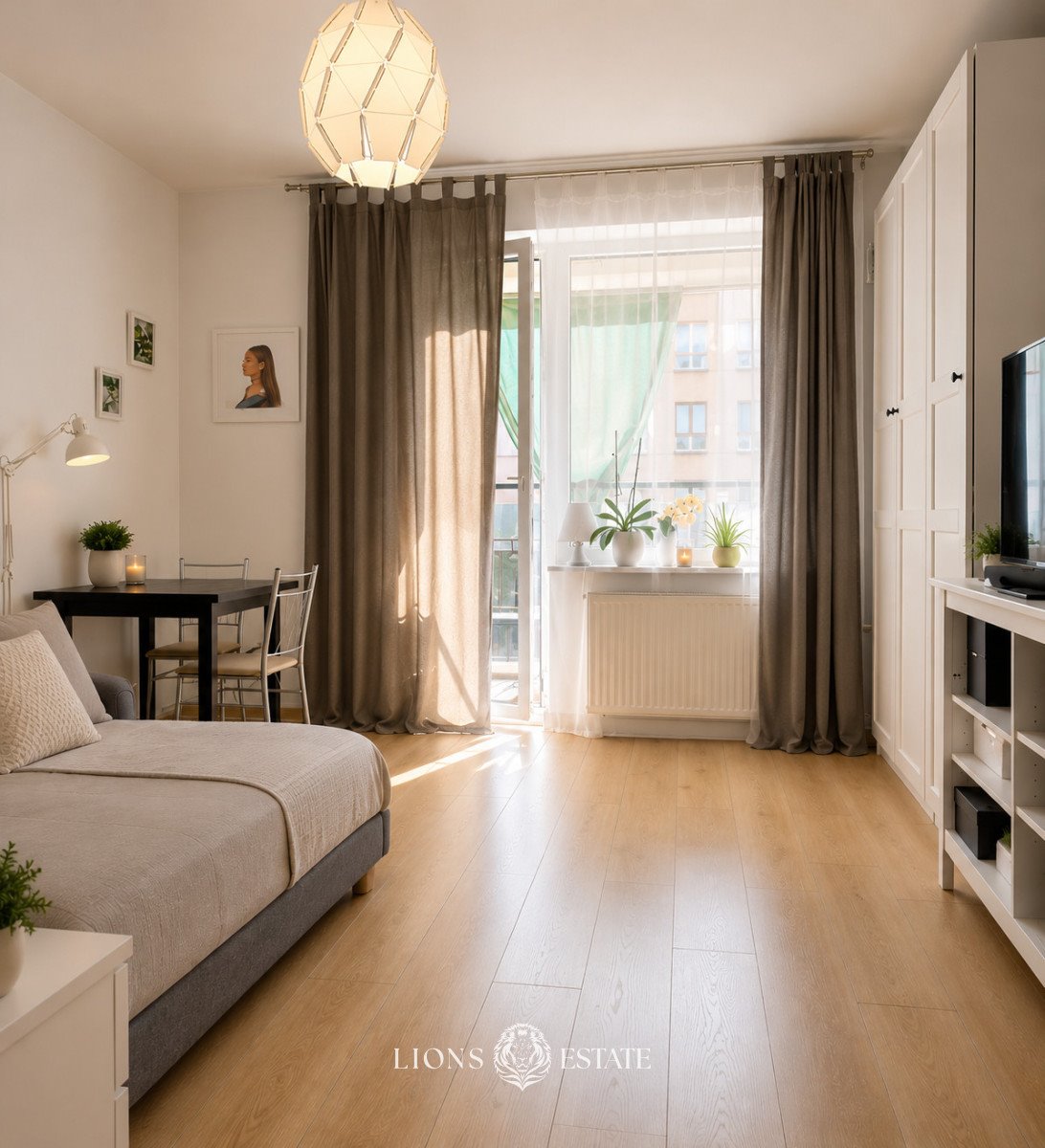Na sprzedaż nowoczesny lokal 23,66 m² z balkonem na Targówku Warszawa, Targówek Mieszkaniowy, Płosa  24m2 Foto 1