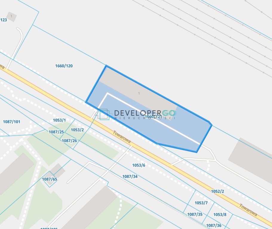 Działka handlowo-usługowa 1880 m² z budynkiem i TIR parkingiem zapraszam Białystok, Piasta, Towarowa 1  1 880m2 Foto 1