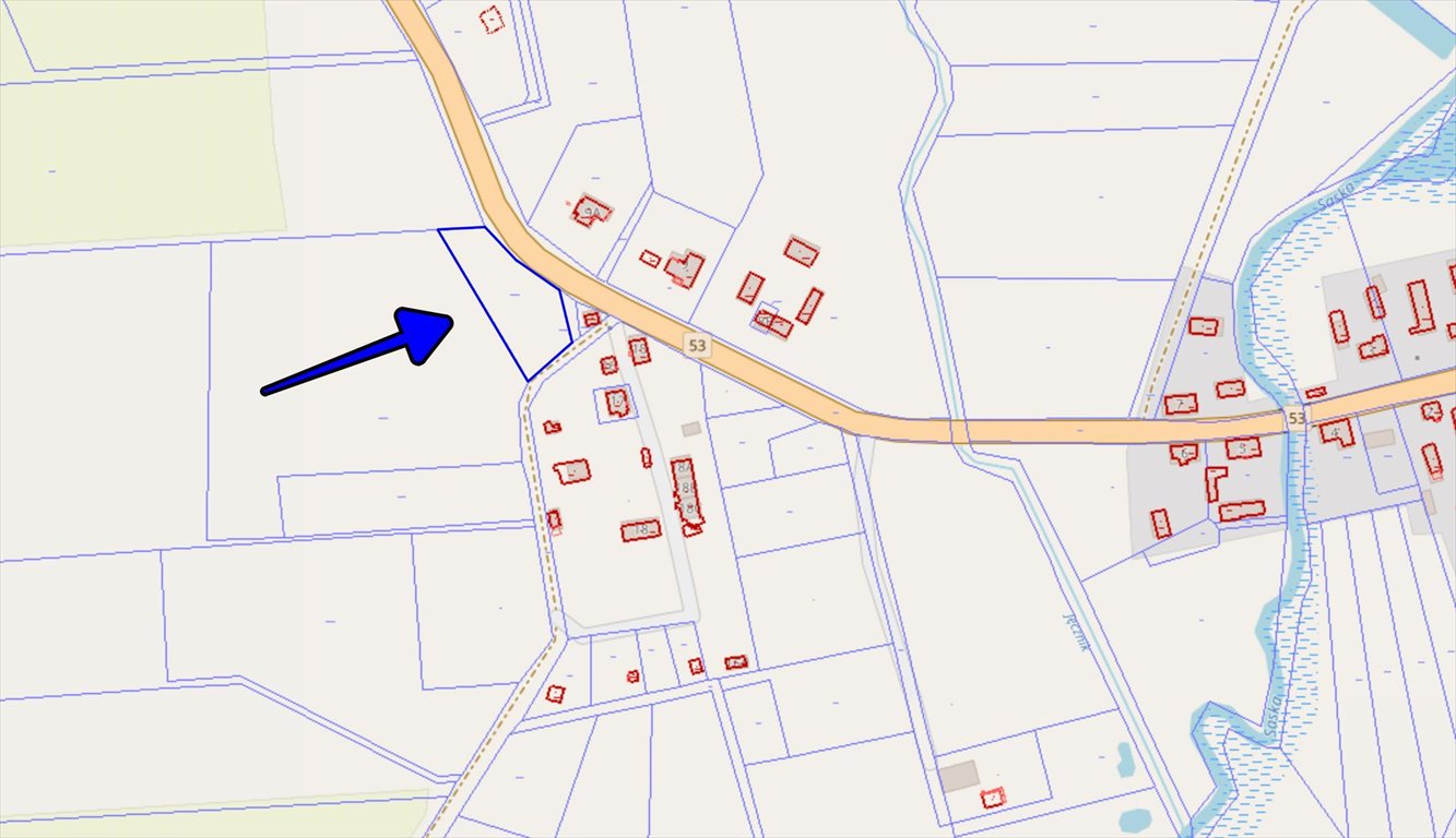 Działka rolno-budowlana 3123 m² z dostępem do drogi krajowej Jęcznik  3 123m2 Foto 1