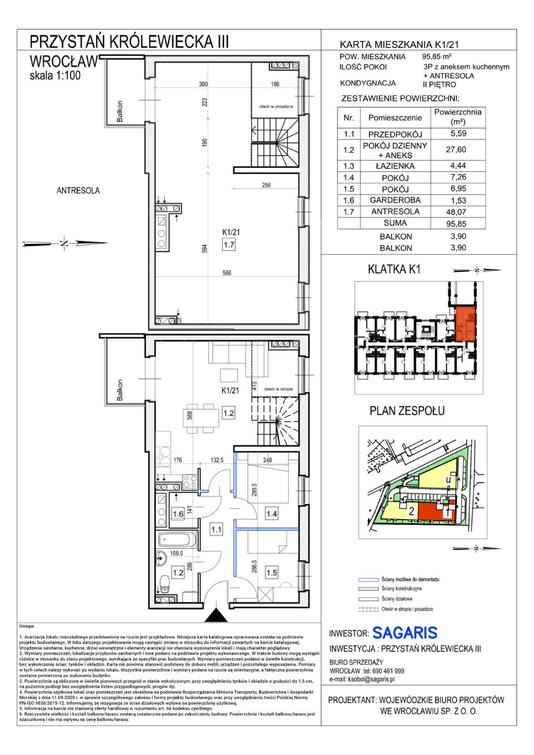 Mieszkanie czteropokojowe  na sprzedaż Wrocław, Fabryczna, Maślice  80m2 Foto 11