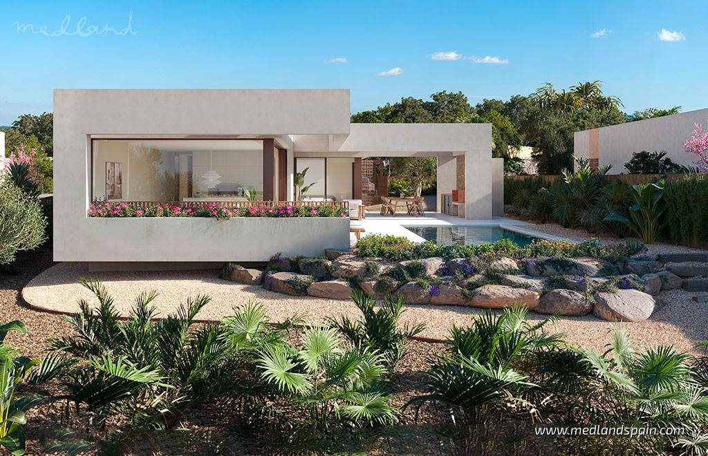 Nowoczesne 3-sypialnie z basenem i tarasami w Orihuela Hiszpania, Dehesa De Campoamor  164m2 Foto 1