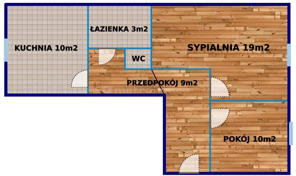 Mieszkanie dwupokojowe na sprzedaż Kraków, Nowa Huta, Osiedle Teatralne  52m2 Foto 13