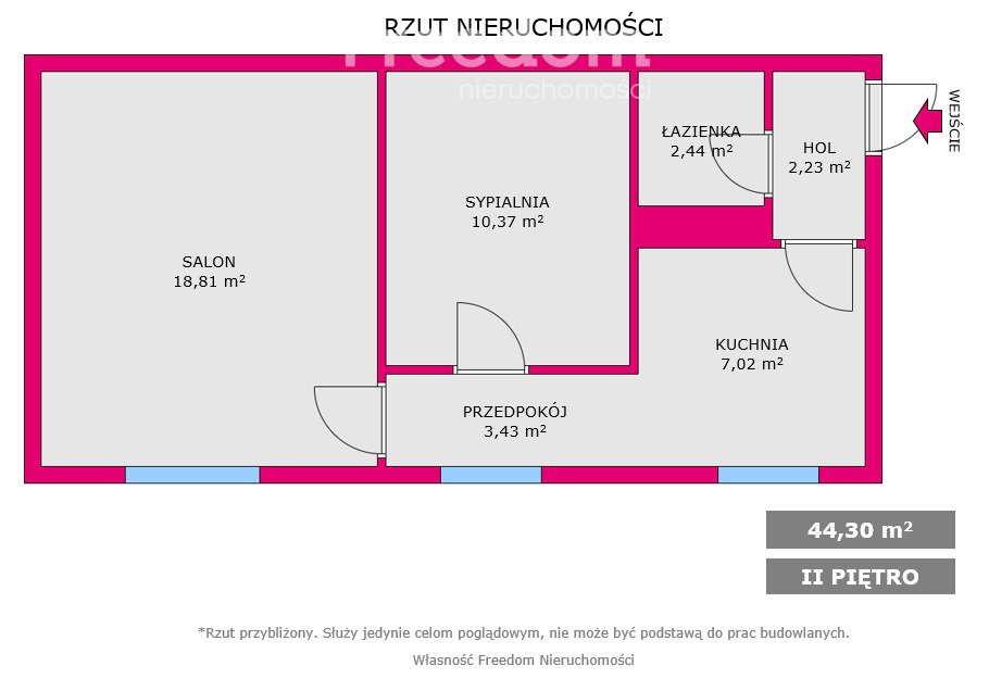 Mieszkanie dwupokojowe na sprzedaż Katowice, Ochojec, Ziołowa  44m2 Foto 3