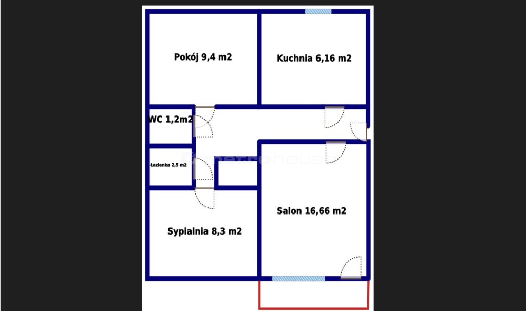 Mieszkanie trzypokojowe na sprzedaż Łódź, Bałuty, Zawiszy Czarnego  54m2 Foto 19