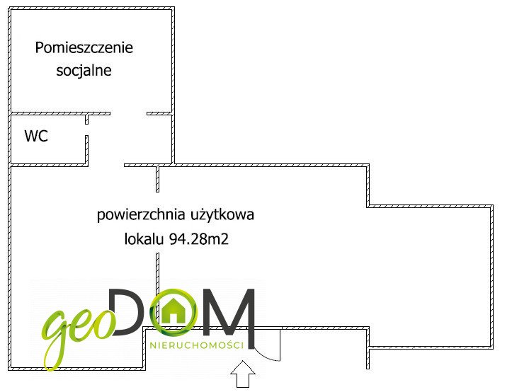 Wynajmę lokal użytkowy 94,28 m² z witrynami i przedsionkiem Chełm, Lwowska  94m2 Foto 1