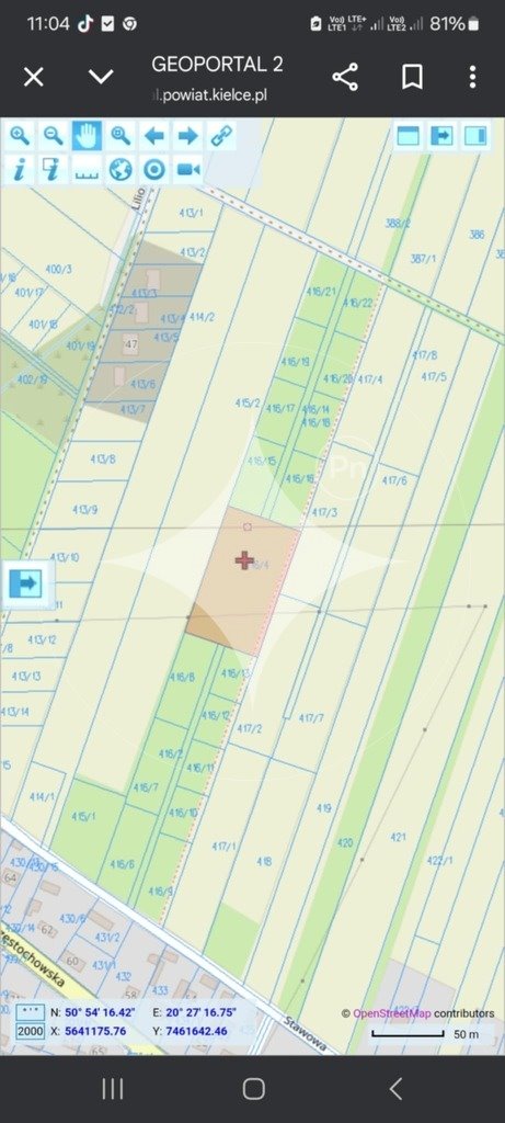 Działka 5201 m² pod zabudowę w Micigózdzie, blisko Kielc Micigózd  5 201m2 Foto 1