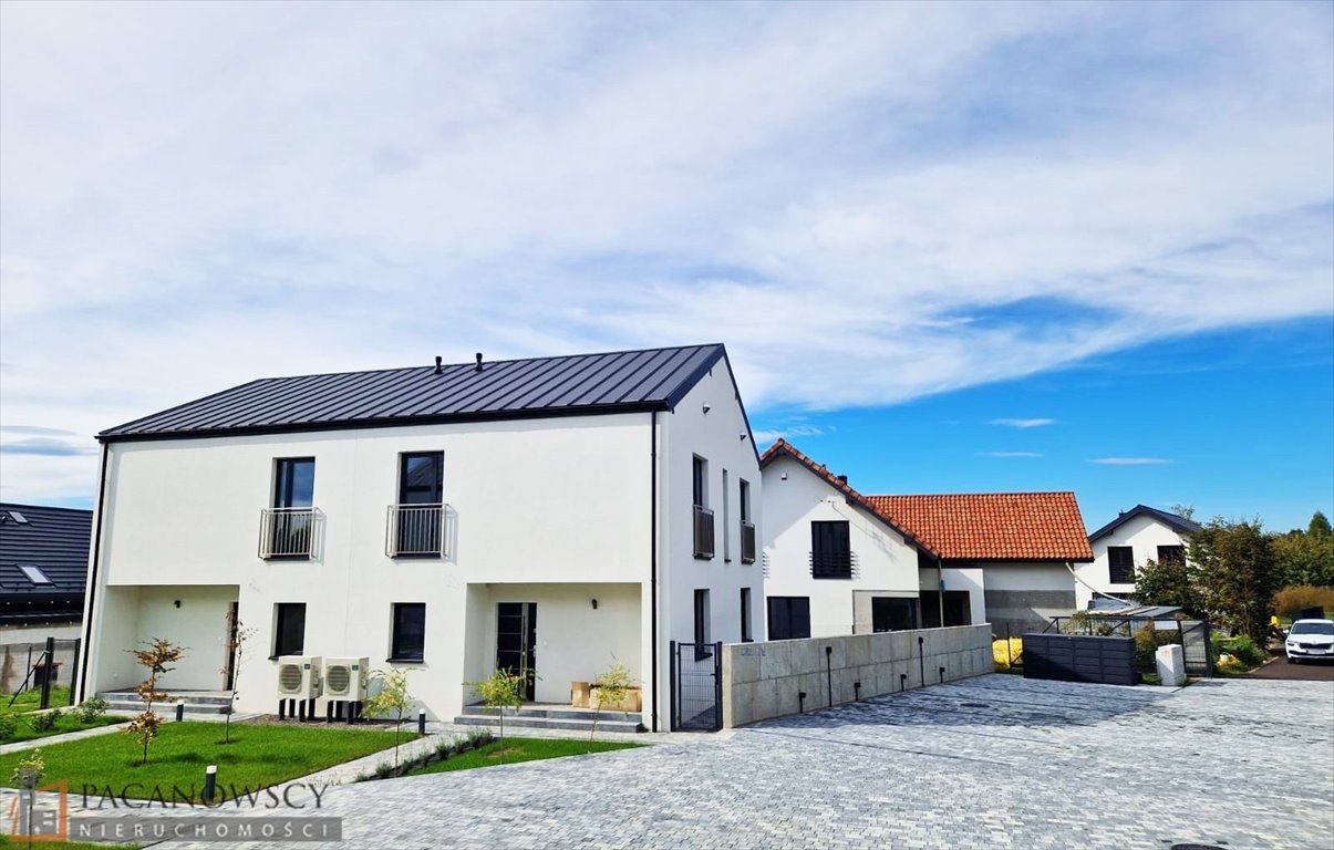 Nowoczesny dom bliźniak z rekuperatorem i pompą ciepła Łuczyce  115m2 Foto 1