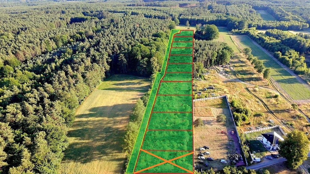 Działki w Olbrachtowie z lasem, od 966 m², promocyjna cena Olbrachtów  1 229m2 Foto 1