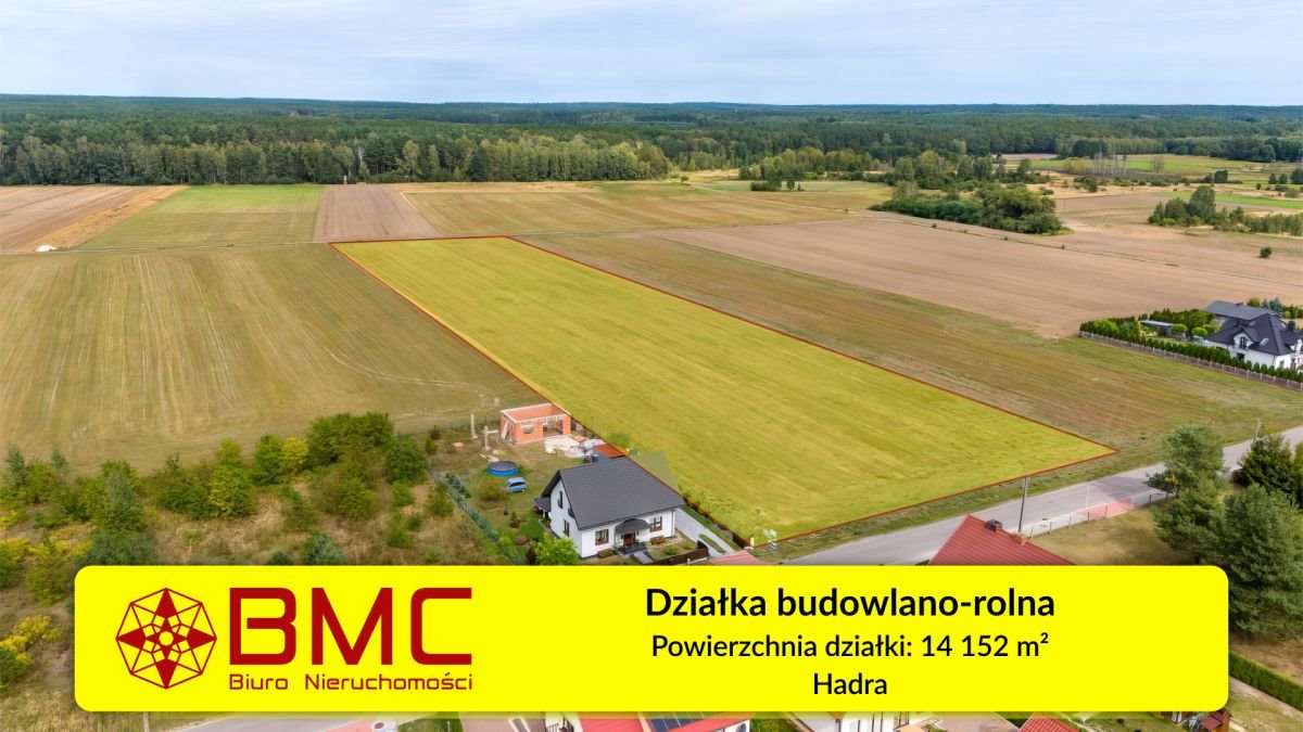 Działka budowlana na sprzedaż Hadra, Szkolna  14 152m2 Foto 1