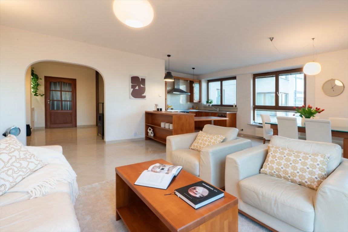 Przestronny apartament 128 m2 z panoramicznym widokiem na Warszawę Warszawa, Zygmunta Słomińskiego  128m2 Foto 1