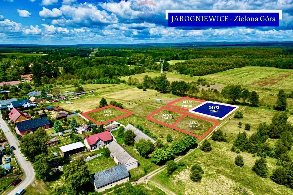 Działka budowlana na sprzedaż Zielona Góra, Jarogniewice  1 207m2 Foto 1