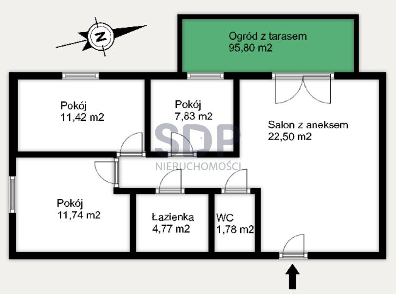 Mieszkanie czteropokojowe  na sprzedaż Wrocław, Fabryczna, Stabłowice, Stabłowicka  70m2 Foto 6