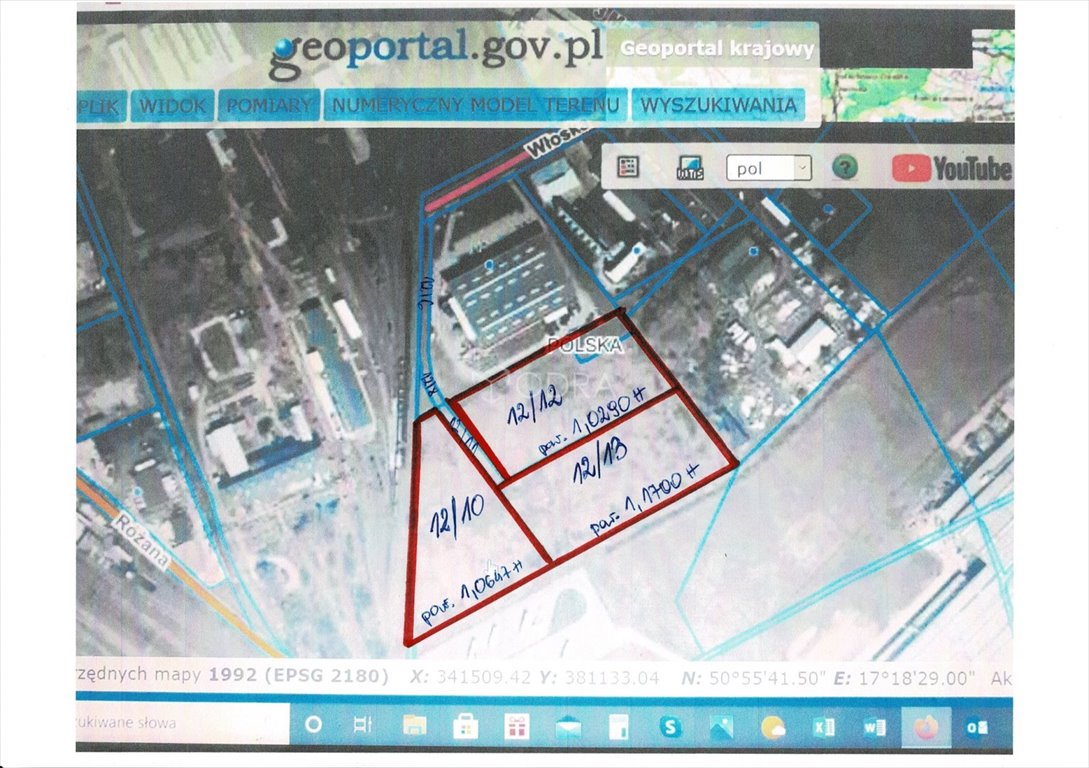 Polecam działkę inwestycyjną 34 604 m² w Oławie pod przemysł Oława  34 604m2 Foto 1