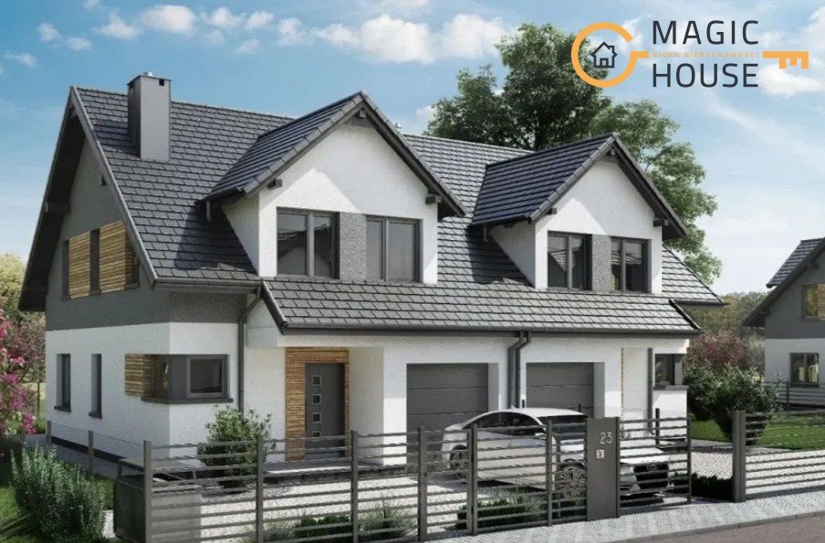 Do sprzedania nowoczesny dom 125 m² z garażem w Przyjaźni Przyjaźń, Wojciecha Kilara  125m2 Foto 1
