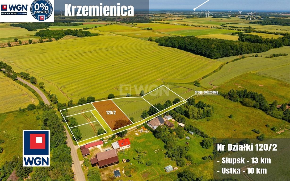 Działka siedliskowa 3043 m² blisko morza, bez planu Krzemienica, Krzemienica  3 043m2 Foto 1