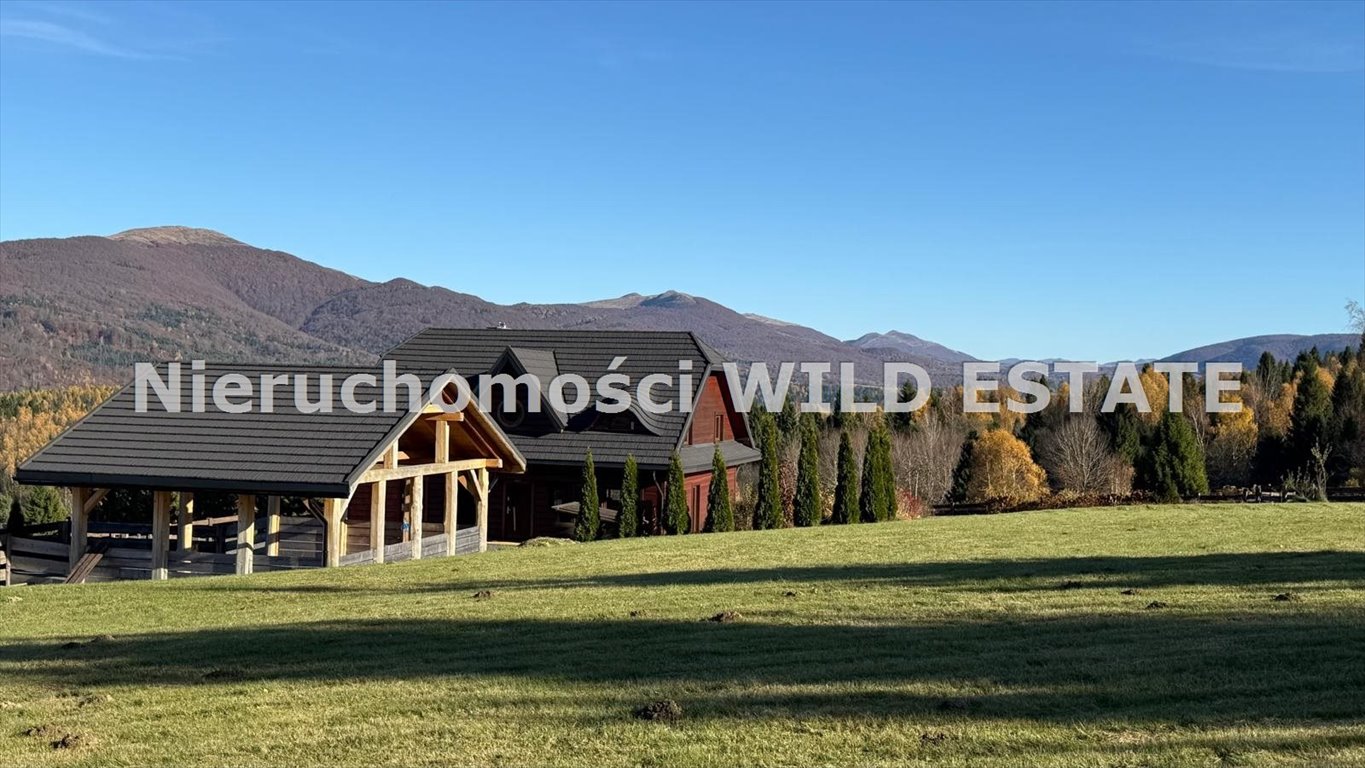 Polecam urokliwy dom drewniany z panoramicznym widokiem na Bieszczady Strzebowiska  163m2 Foto 1