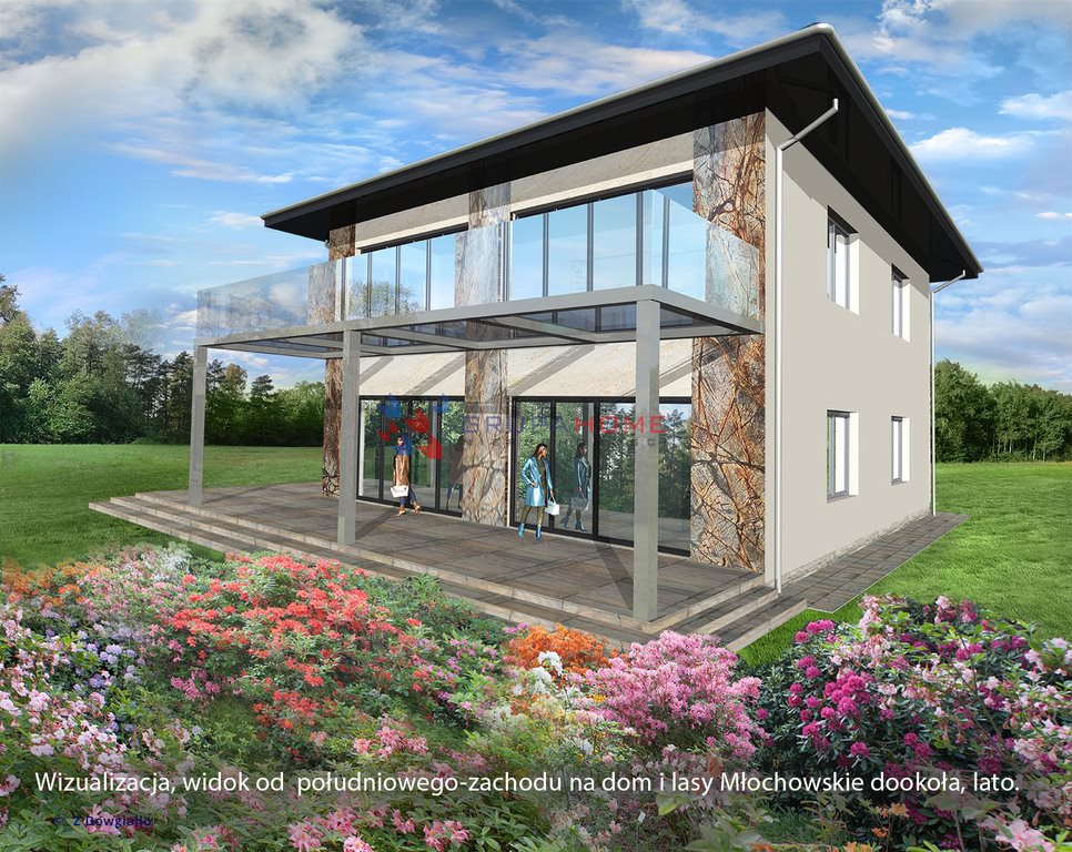 Luksusowa willa w stylu włoskim, 8 pokoi, las i pełna infrastruktura Stara Wieś  286m2 Foto 1