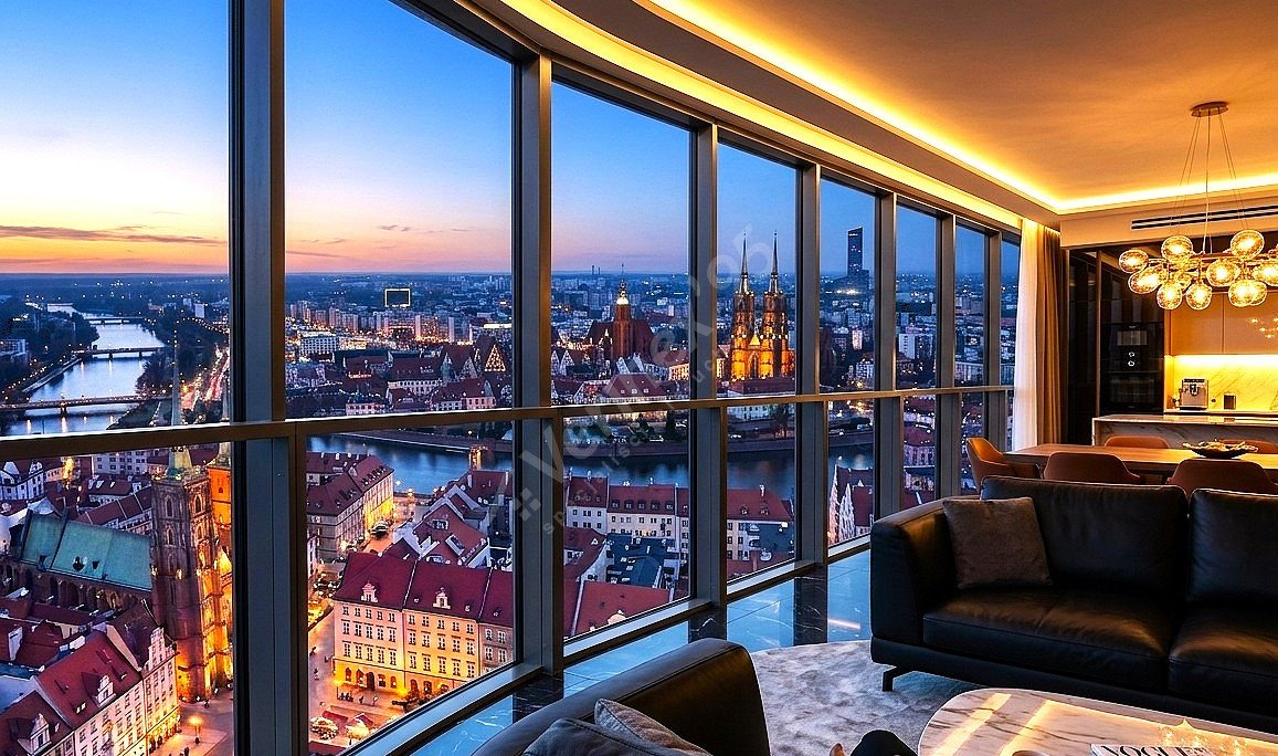 Do sprzedania luksusowe 4-pokojowe mieszkanie z widokiem na Odrę Wrocław, Stare Miasto  149m2 Foto 1