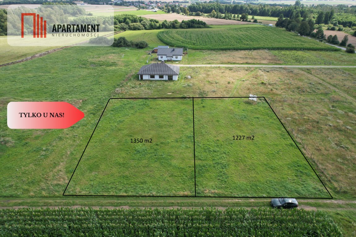 Działka 1350 m² w Kęsowie - plan zagospodarowania i media Kęsowo  1 227m2 Foto 1