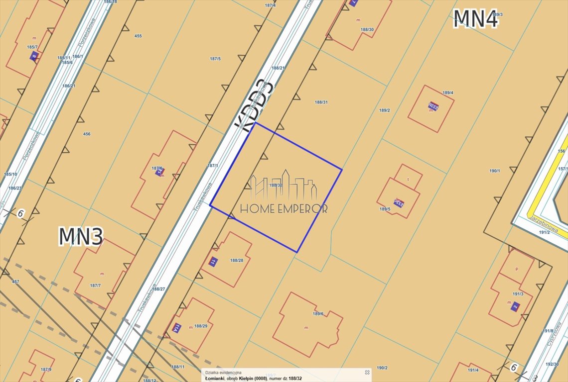 Działka 811 m² z mediami i planem - potencjał polecam Kiełpin, Truskawkowa  811m2 Foto 1