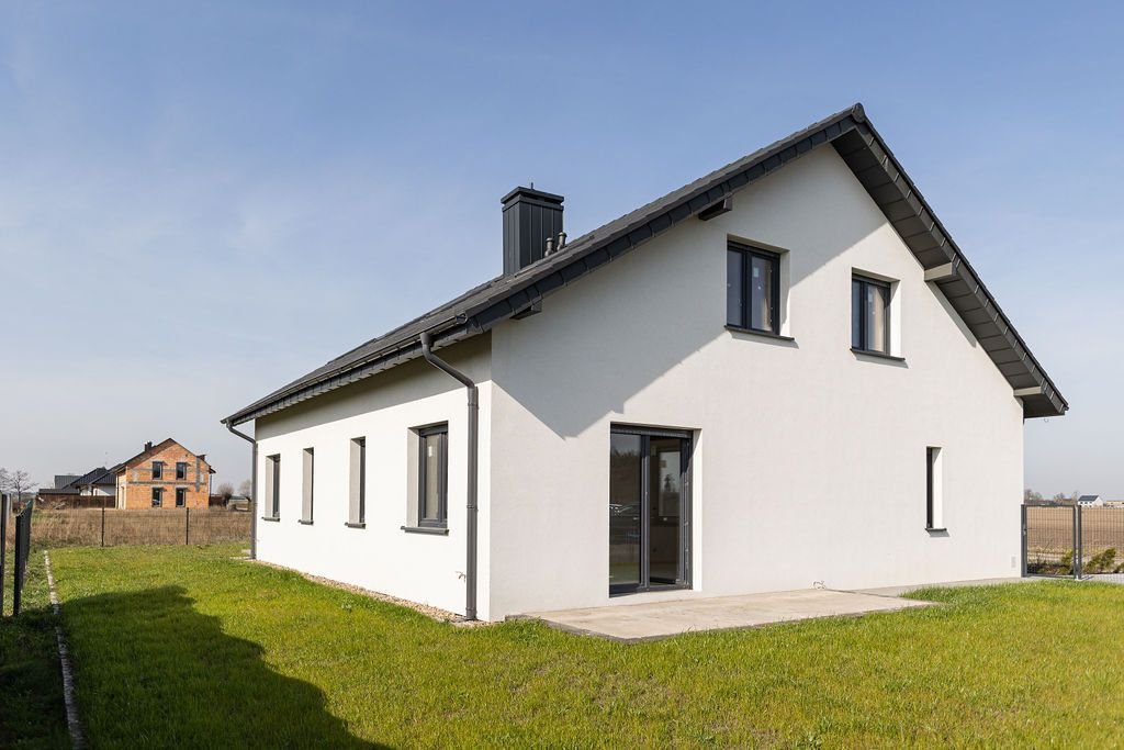 Dwurodzinny dom 125,59 m² z ogrodem i tarasem zapraszam Dopiewo  126m2 Foto 1