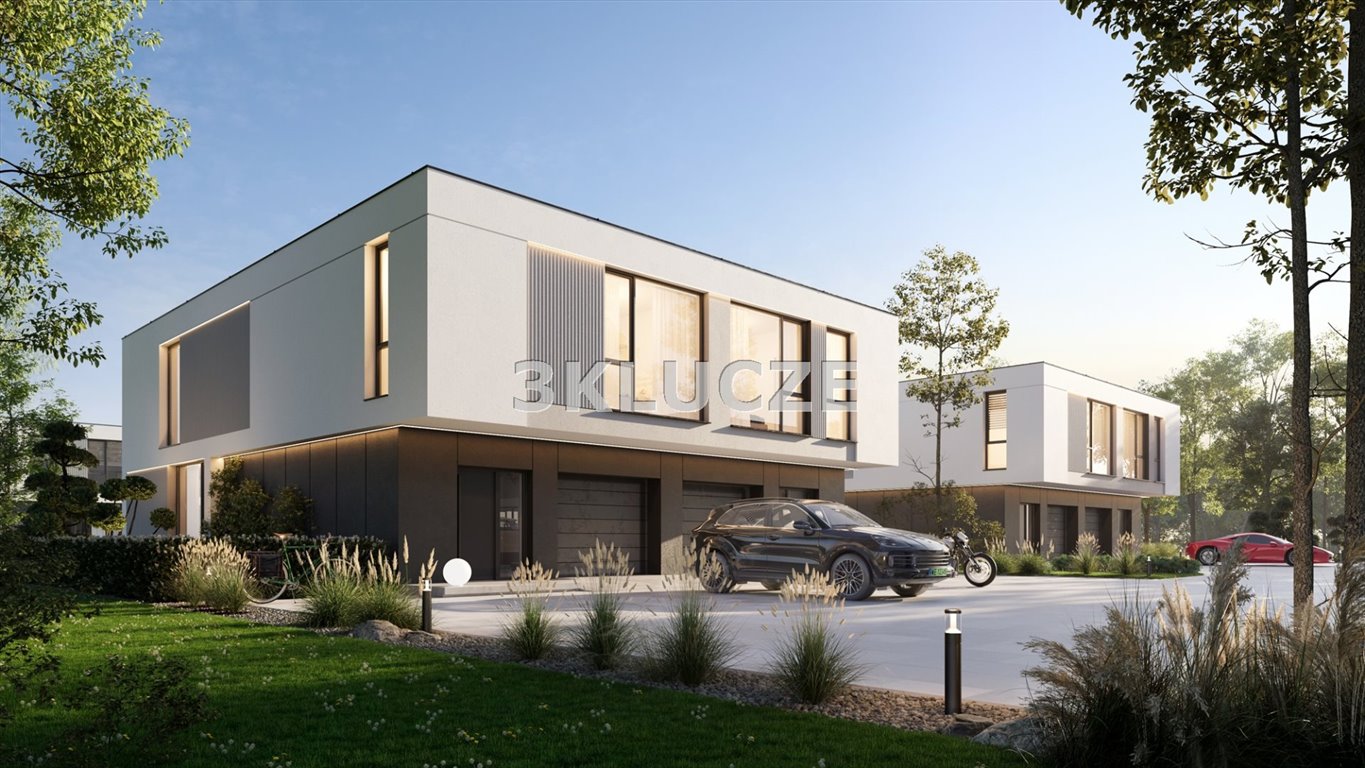 Nowoczesny dom bliźniak z garażem, PV i wysokim standardem Marysin  175m2 Foto 1