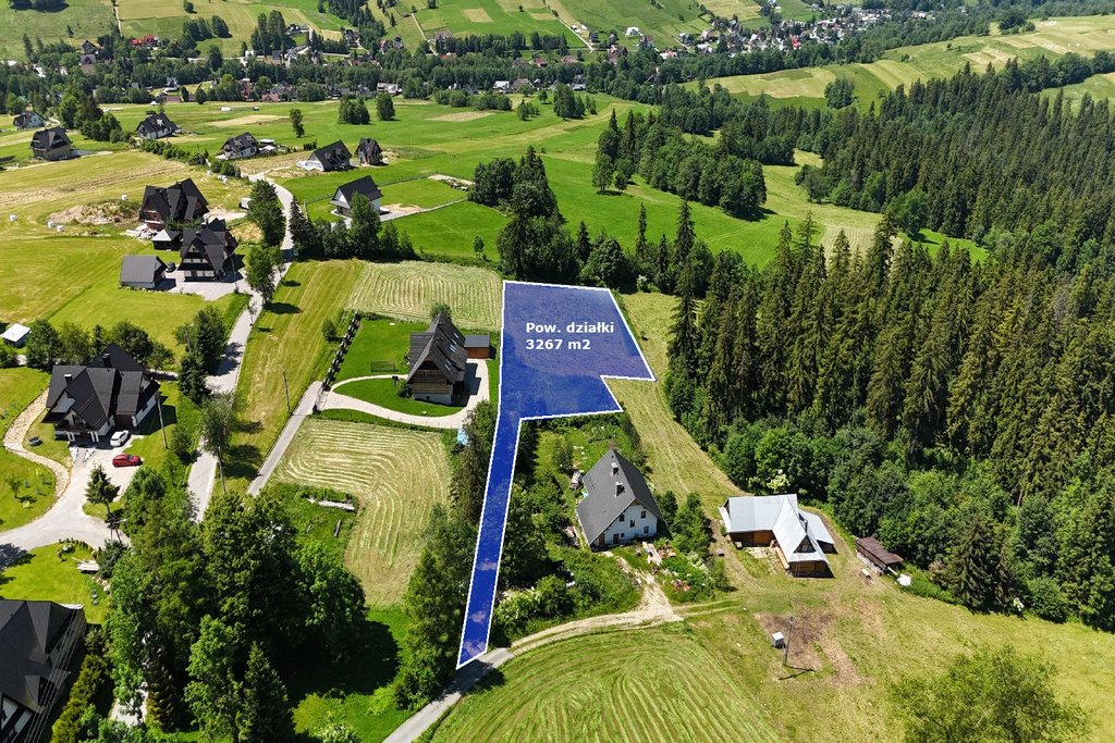 Działka 3267 m² z widokiem na Tatry, cicha okolica Czerwienne  3 267m2 Foto 1