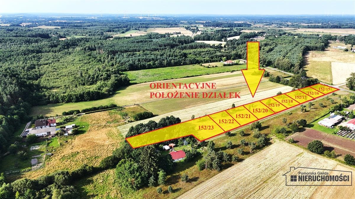 Działka budowlana na sprzedaż Nosówko, działka  1 245m2 Foto 2